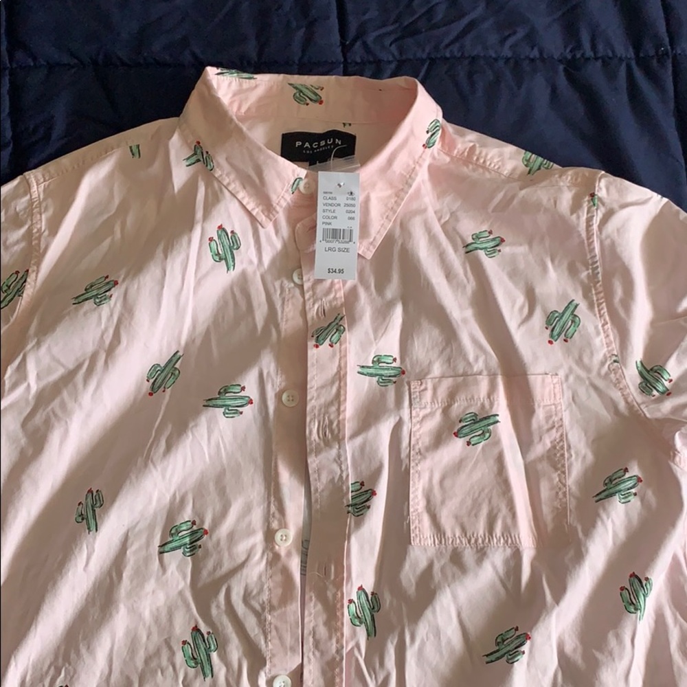 Men’s Short Sleeve Cactus Shirt
